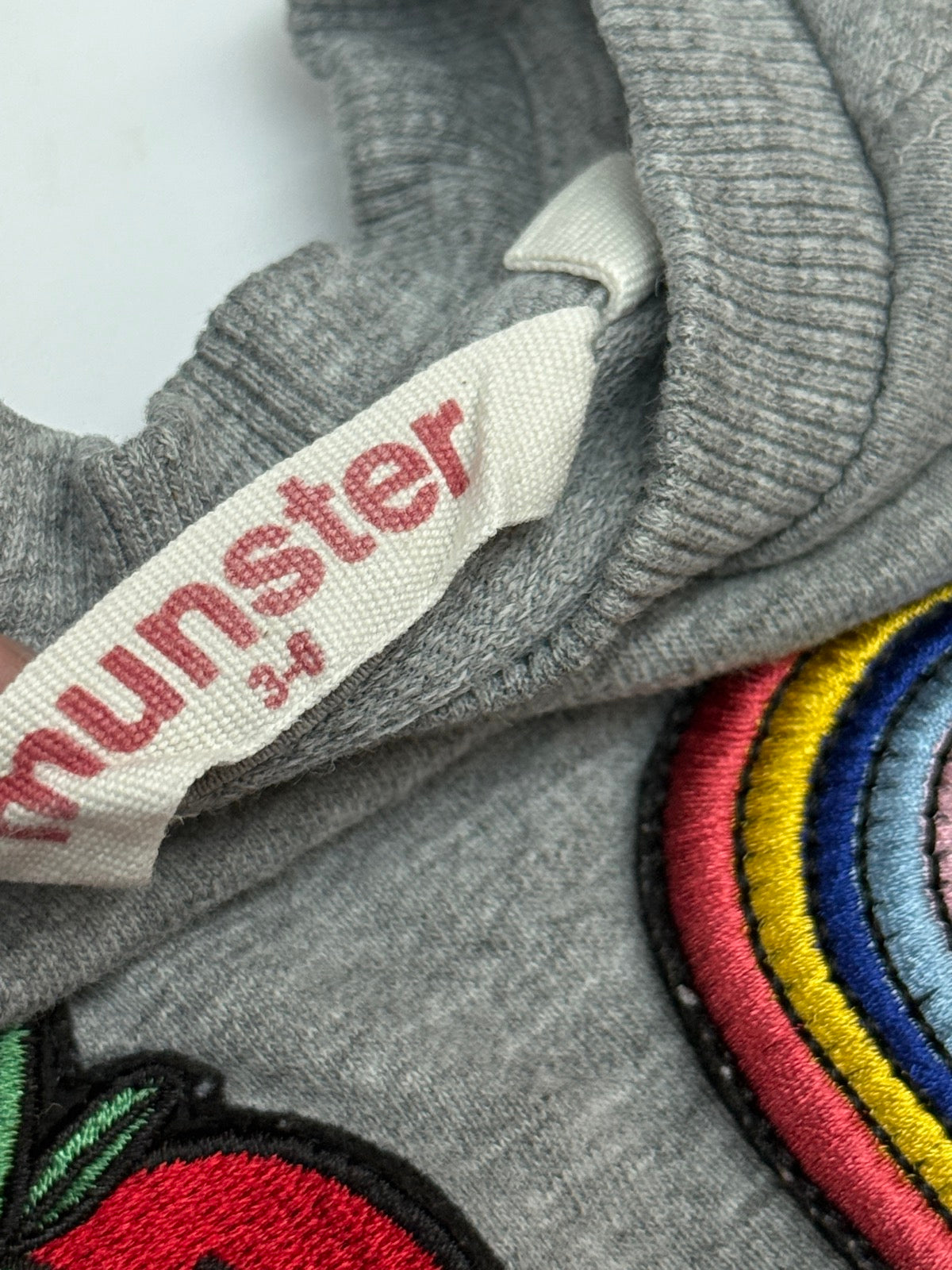 Munster Kids Patch Sweatshirt Size 3-4
