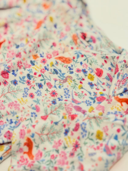 Joules Lindey Floral Bodysuit 3-6M