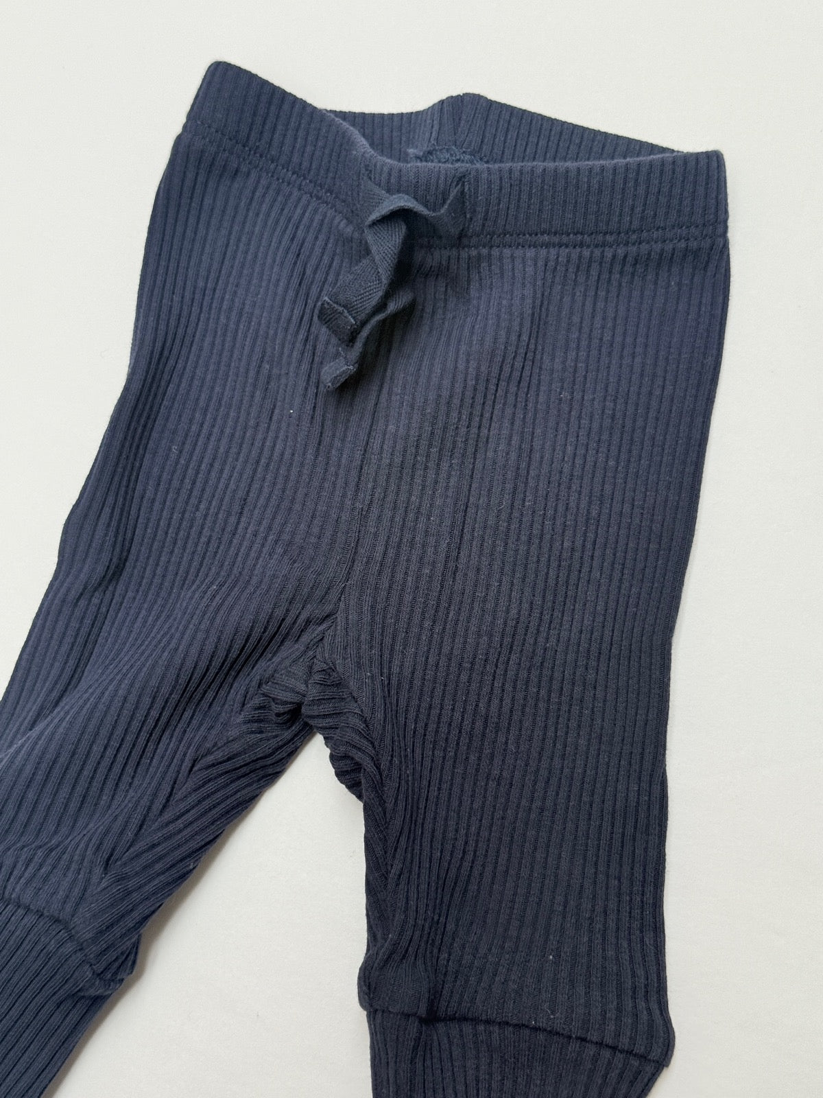 Baby Gap Navy Ribbed Leggings 7