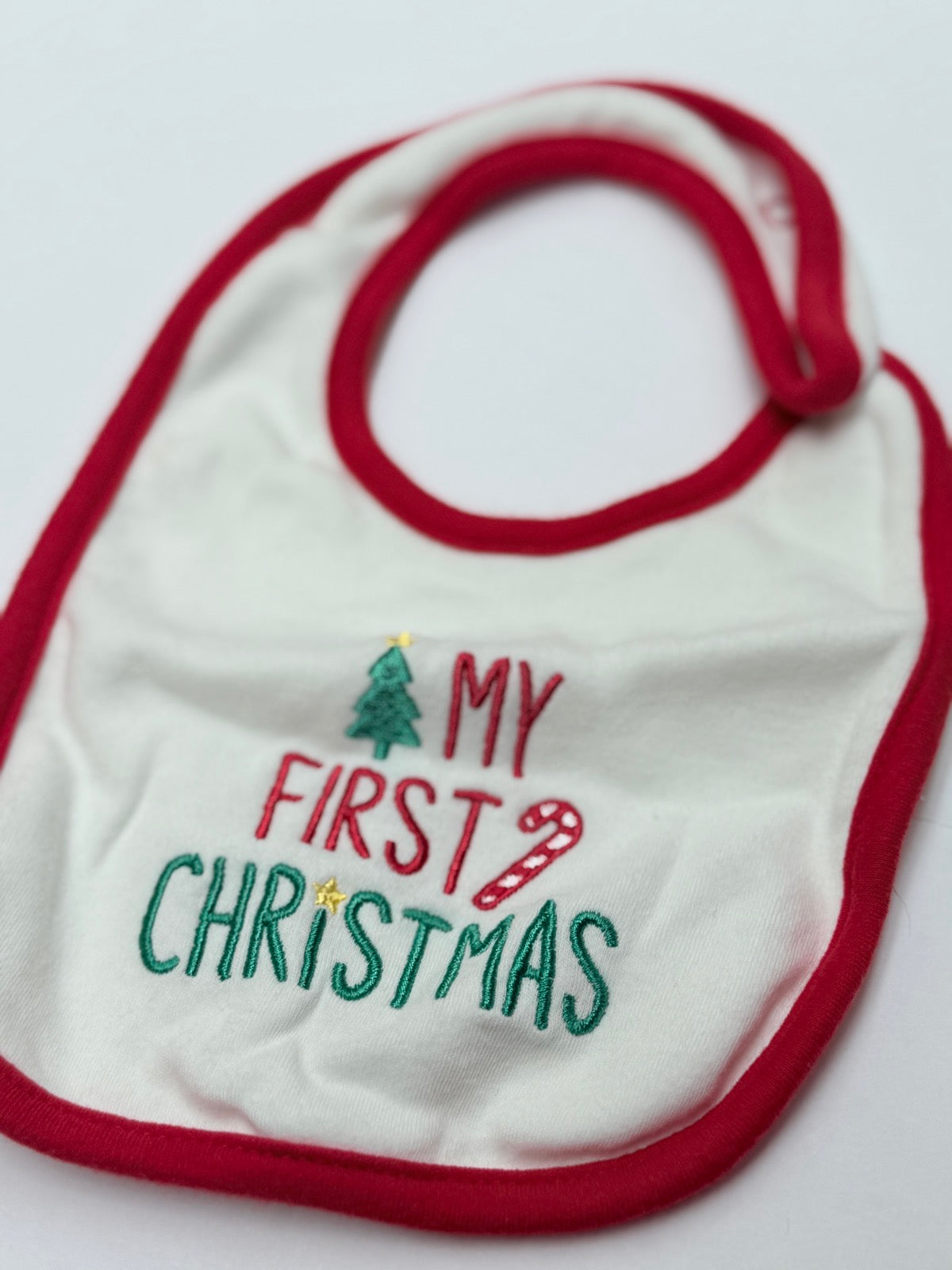 The Littlest My First Christmas Bib One Size