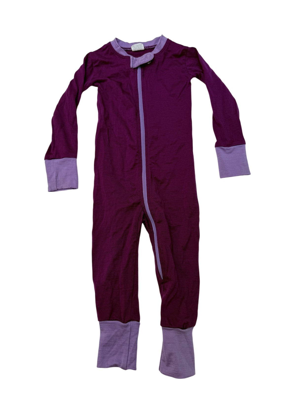Wee Woolies Merino Wool Zip Pajama 6-12M