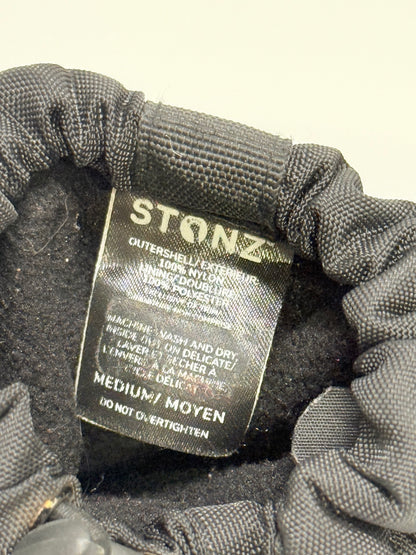 Stonz Black Winter Baby Booties Medium -max 12.5 cm