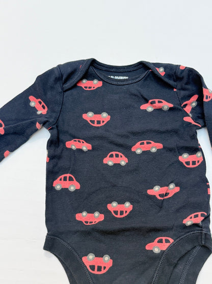 Old Navy Car Print Bodysuit 6-12M