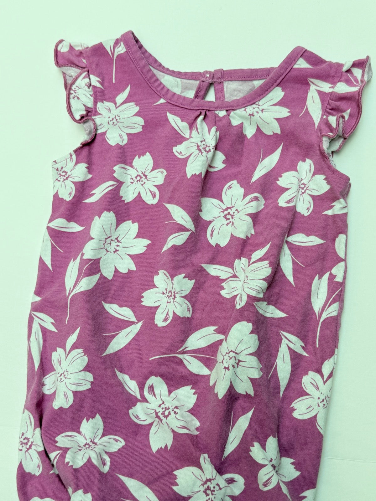 George Baby Floral Ruffle Romper 3-6M