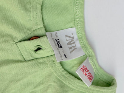 Zara Green Sleeveless Top 12-18M