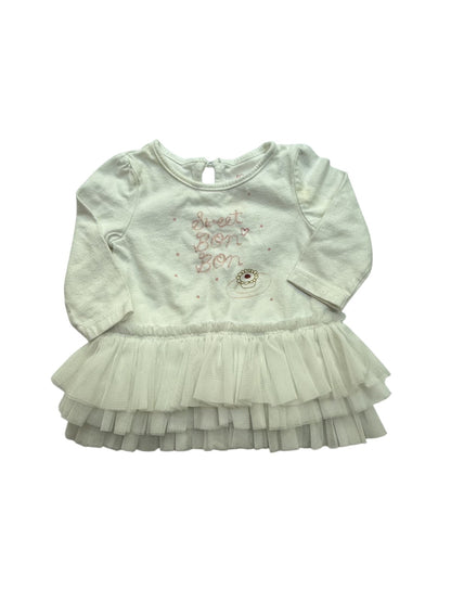 Joe Fresh Sweet Bon Bon Tulle Dress 3-6M