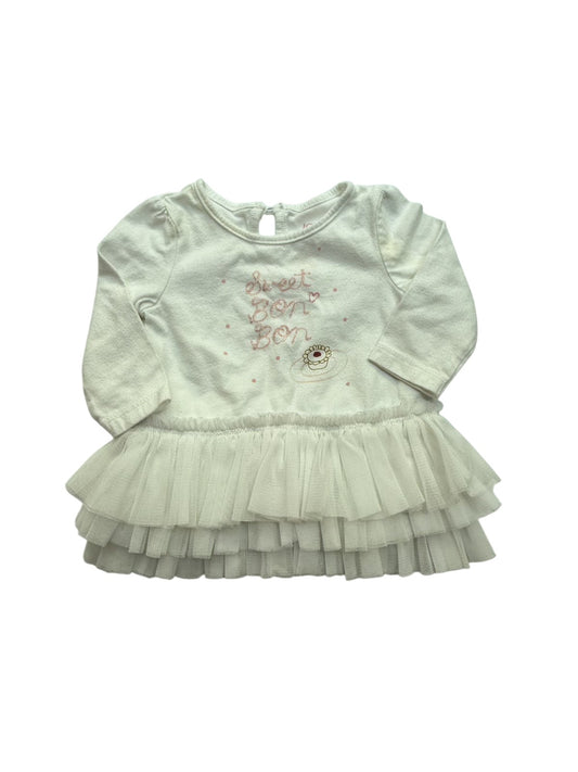 Joe Fresh Sweet Bon Bon Tulle Dress 3-6M