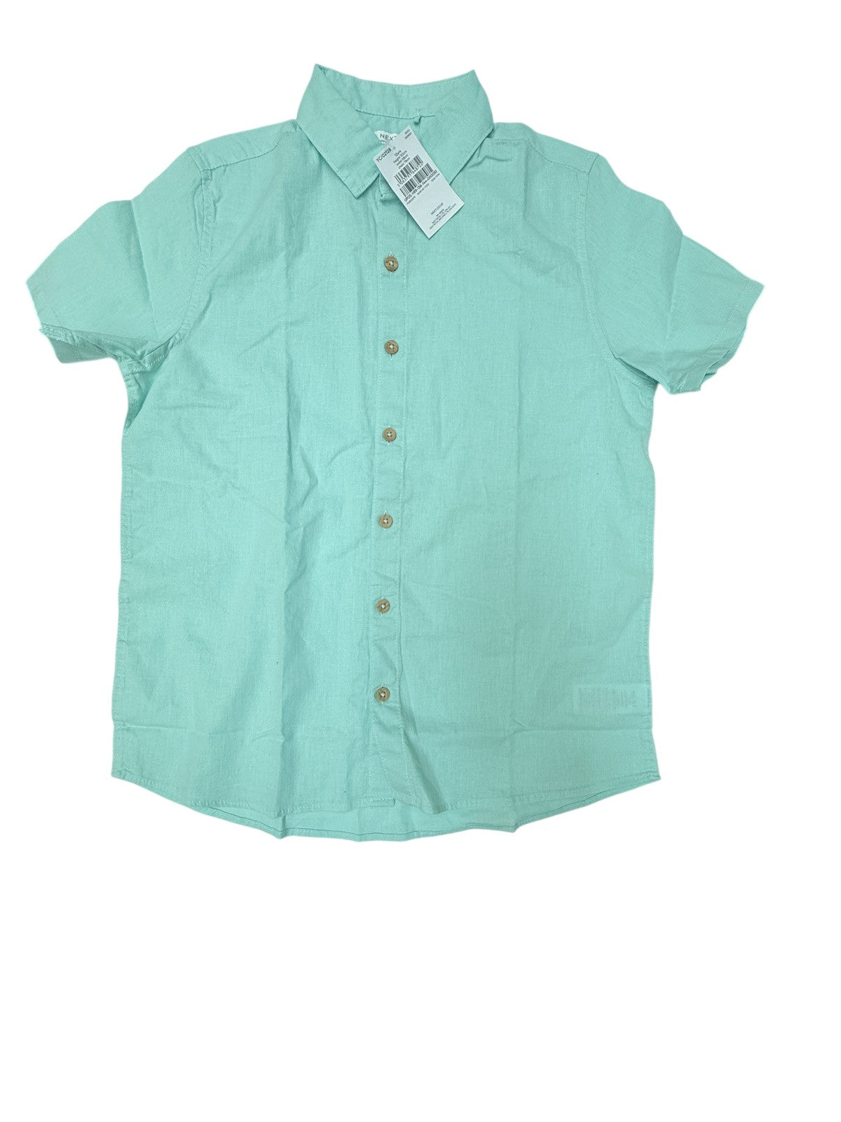 Next Mint Green Linen Shirt 12 Years