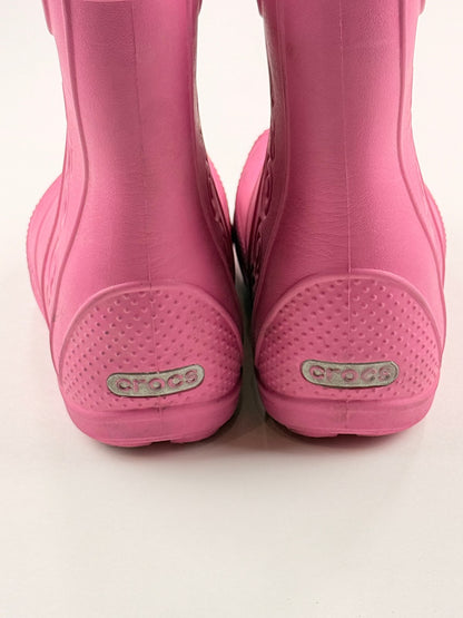 Crocs Handle It Pink Rain Boots Size C11 US11