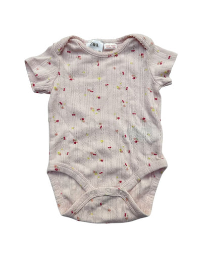 Zara Floral Pink Bodysuit 1-3M