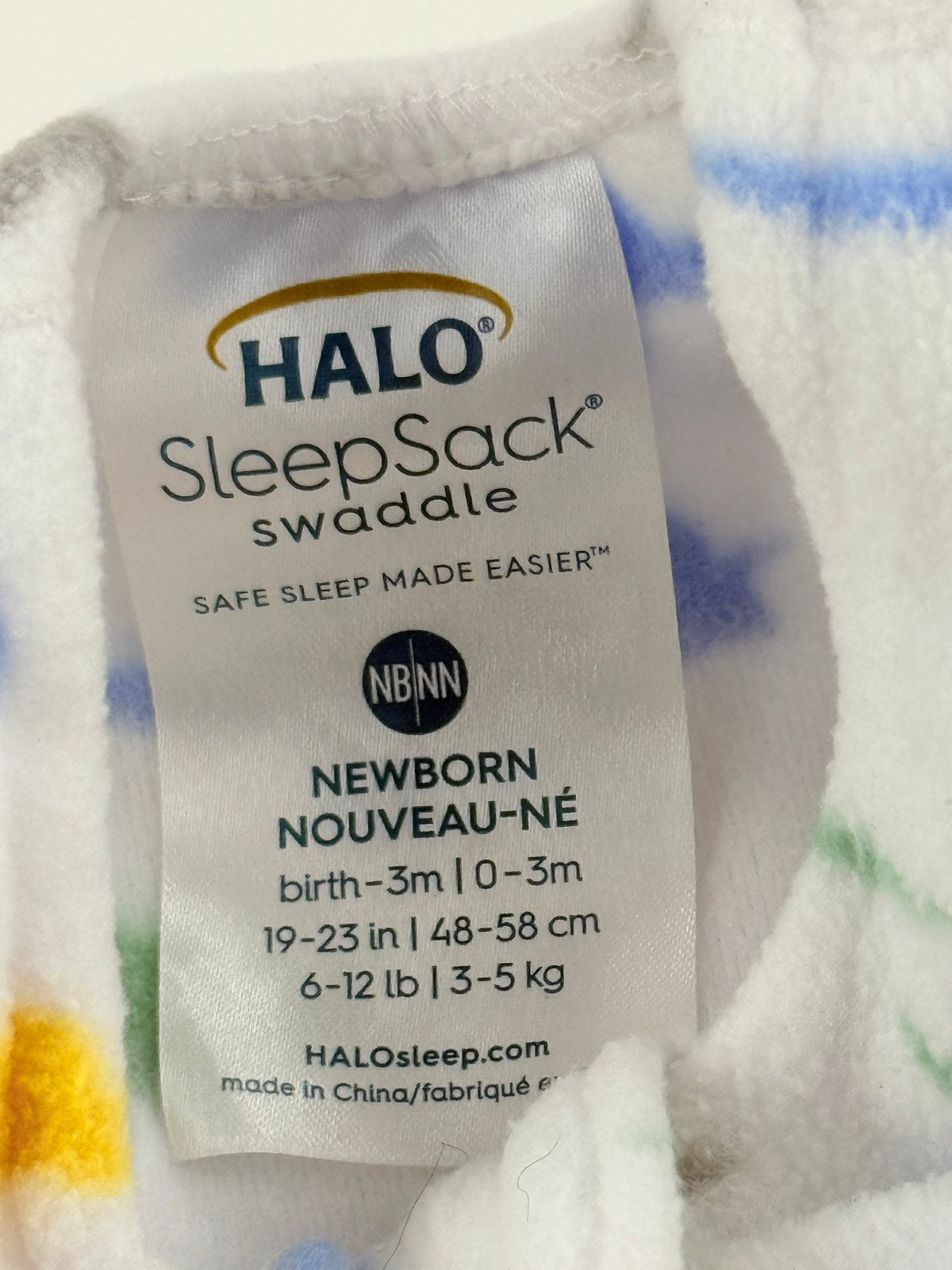 HALO SleepSack Swaddle Dinosaur Fleece Sleep Sack NB