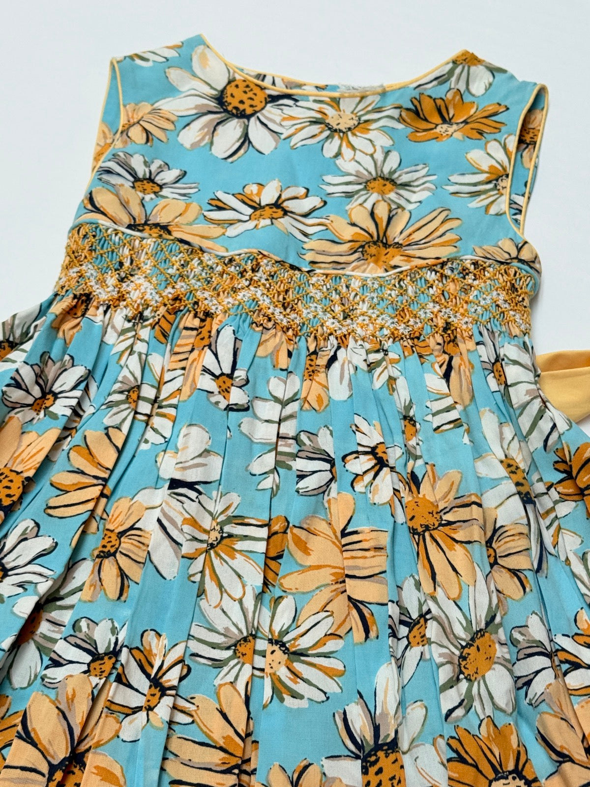Daisy Floral Smocked Dress Size 5