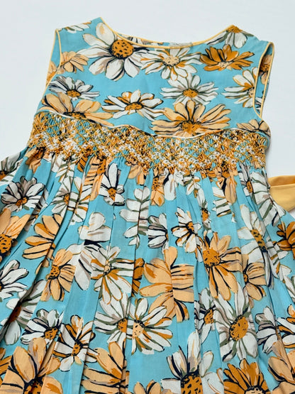 Daisy Floral Smocked Dress Size 5