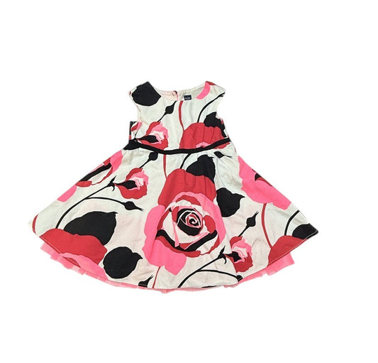 Baby Gap Floral Rose Dress Toddler 18-24m
