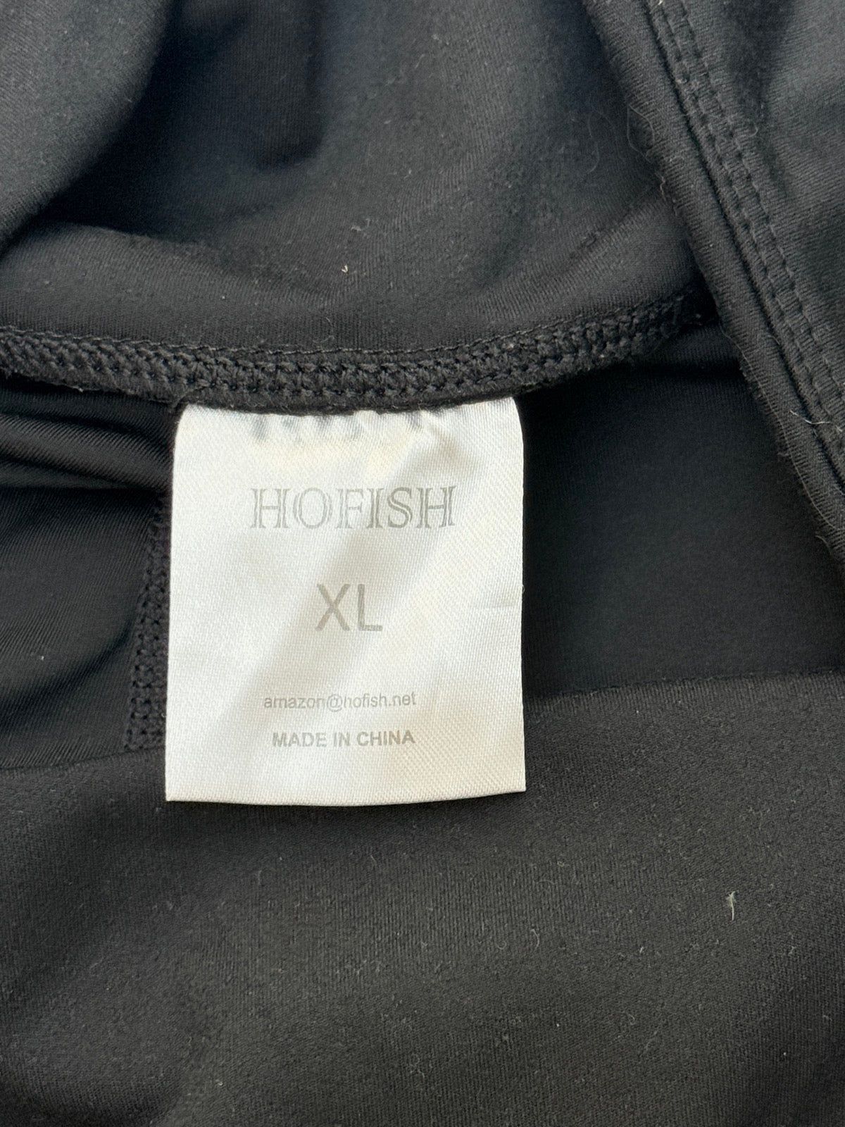 HOFISH Maternity Black High-Waist Leggings Size XL