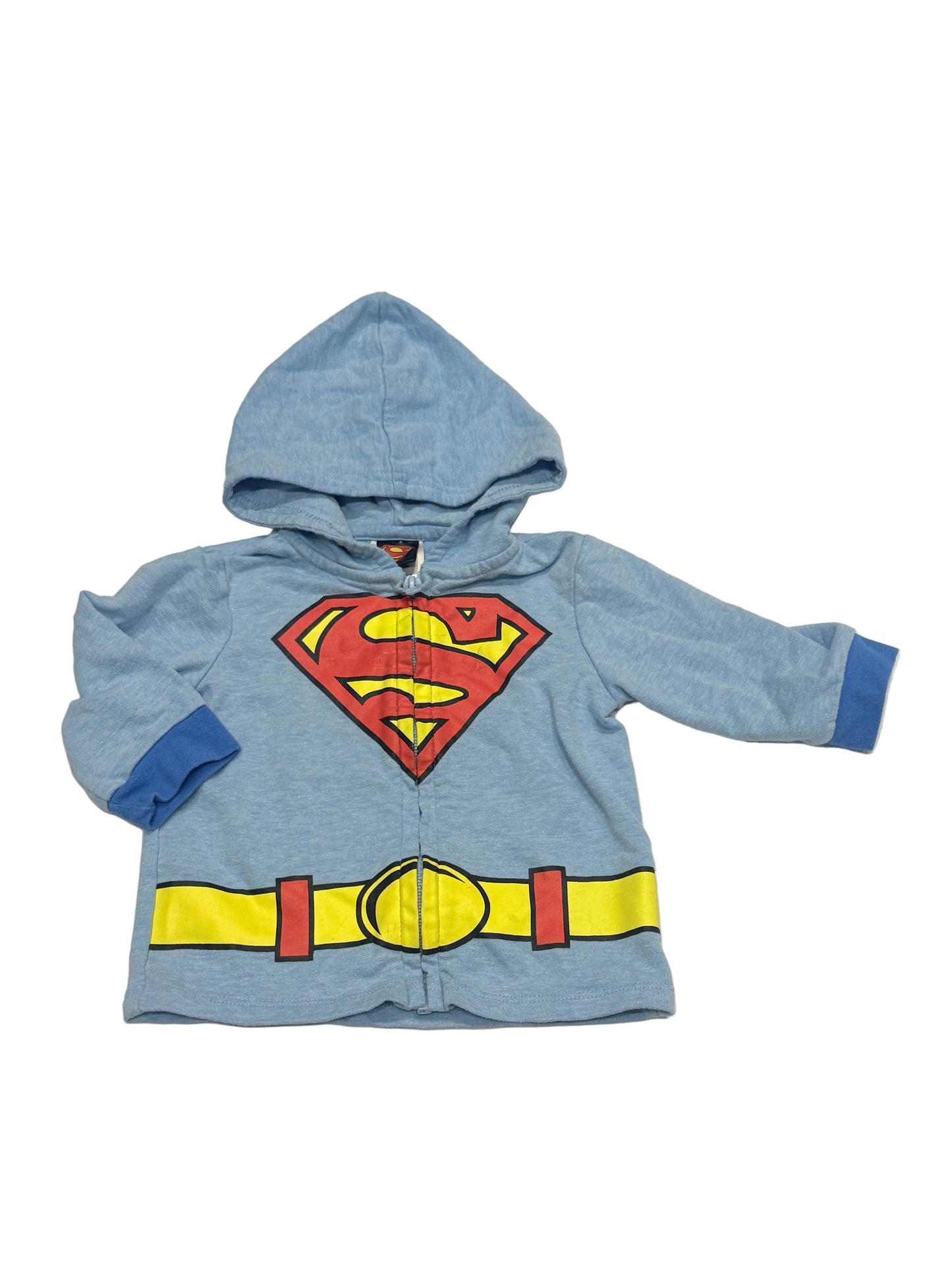 DC Comics Superman Hoodie Cape 3-6M
