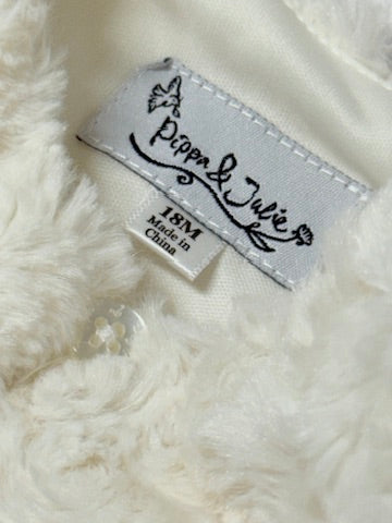 Pippa & Julie 3pc Dress ,Cardigan and Bloomers 18m