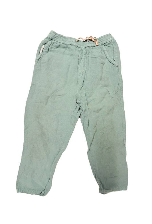 Zara Kids Lightweight Pants | Sage Green | Size 4–5Y