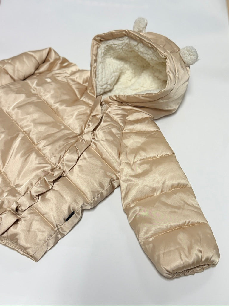Baby Gap 12-18m Gold Bear Coat
