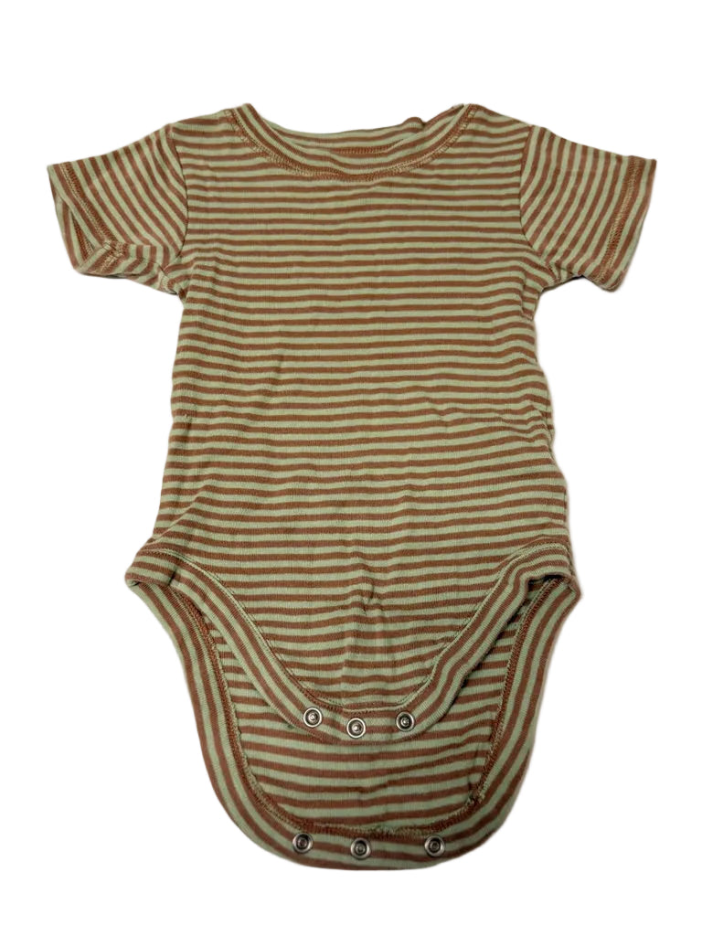 Bundles Baby Place Striped Short Sleeve Bodysuit, 12–18 Months
