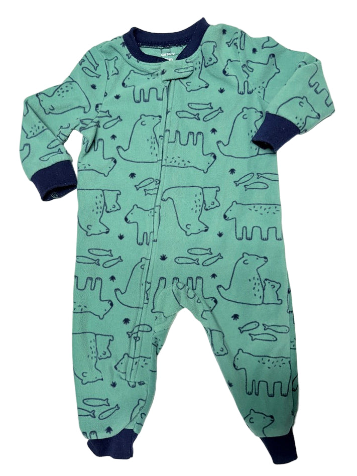 Carter's footless Sleeper 12m Bears