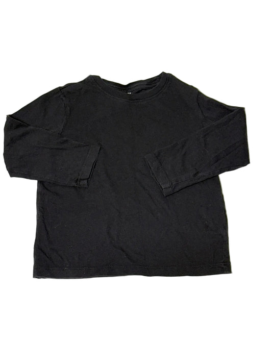 H&M 2-4y Black Basic Long Sleeve