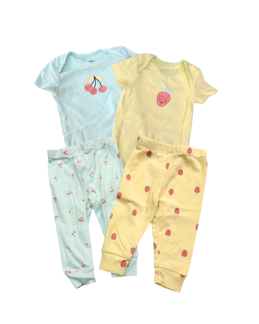 Pekkle Strawberry & Cherry 2-Pack Set 6M