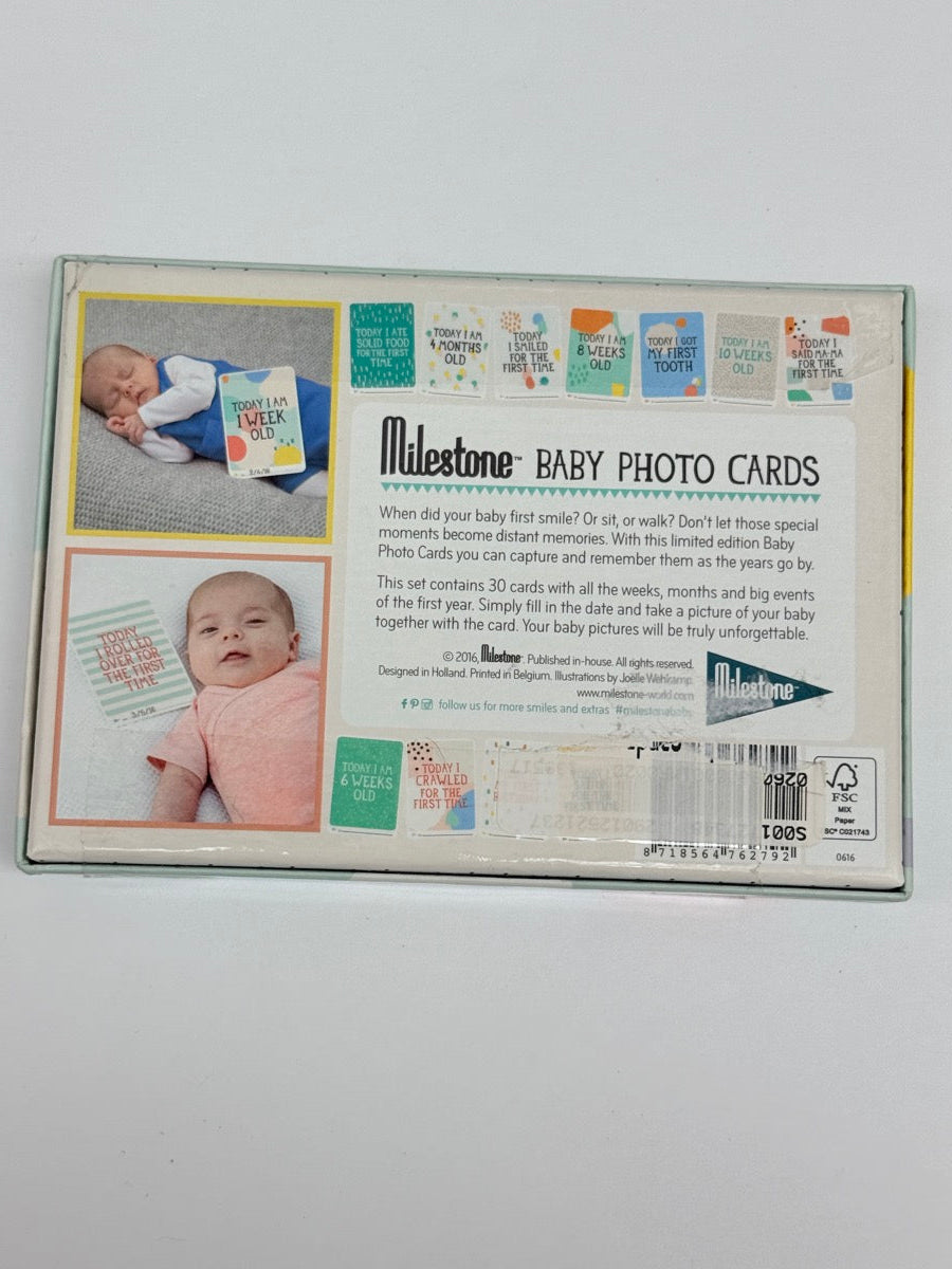 NWT - Milestone Baby Photo Cards Limited Edition