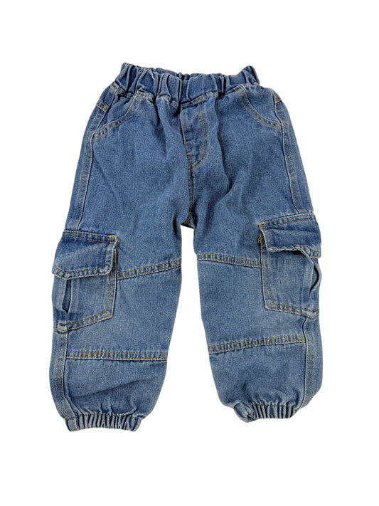 Denim Cargo Jogger Jeans Size 3T