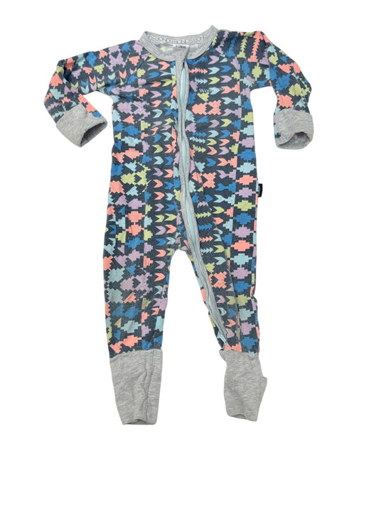 Bonds Wondersuit Aztec Print Sleeper 6-12M