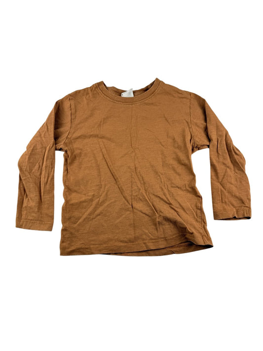Zara Brown Long Sleeve T-Shirt 3-4Y