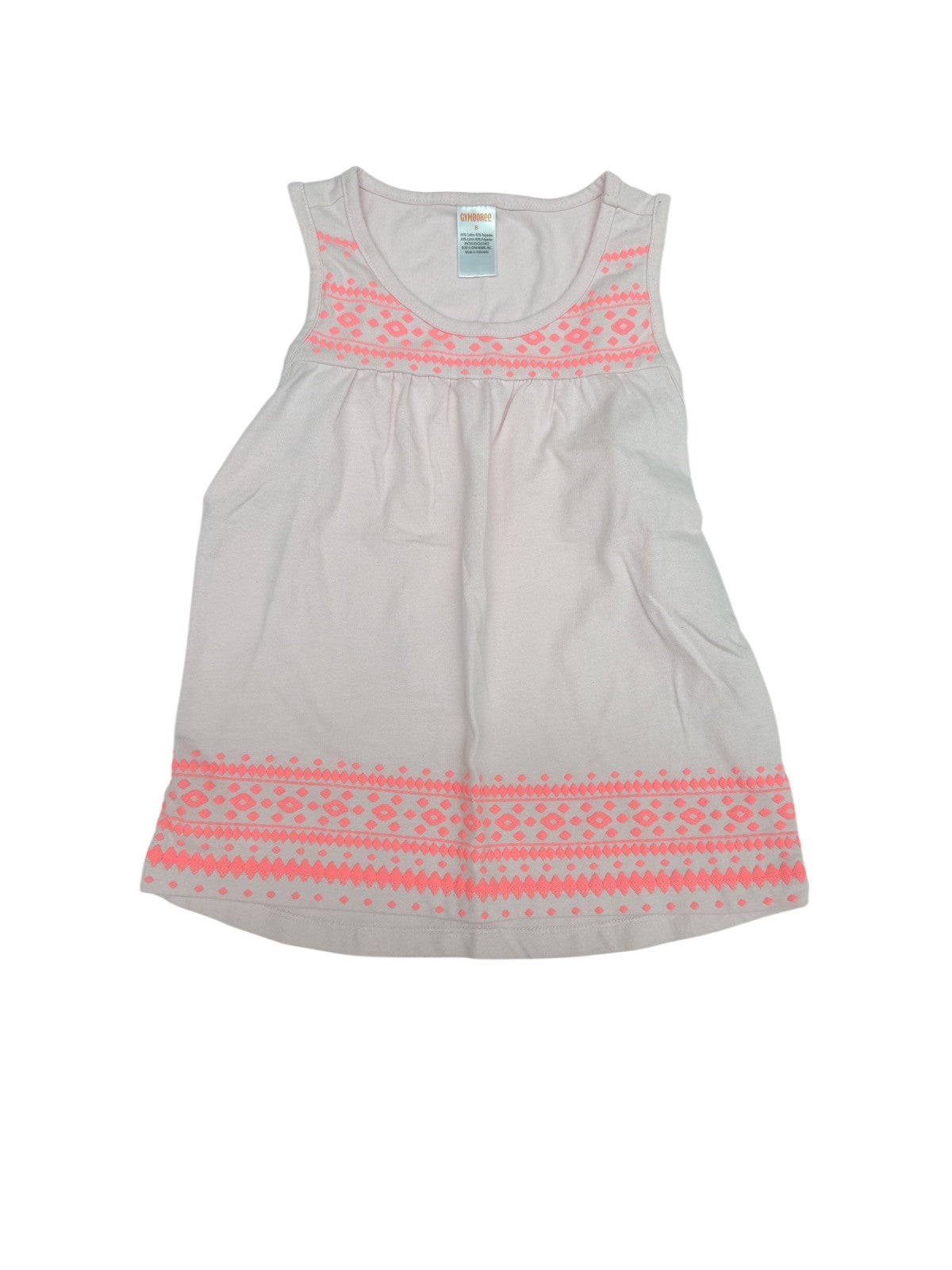 Gymboree Pink Aztec Print Tank Top Size 8