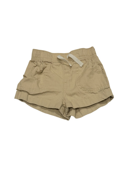 Pekkle Khaki Drawstring Shorts 12M