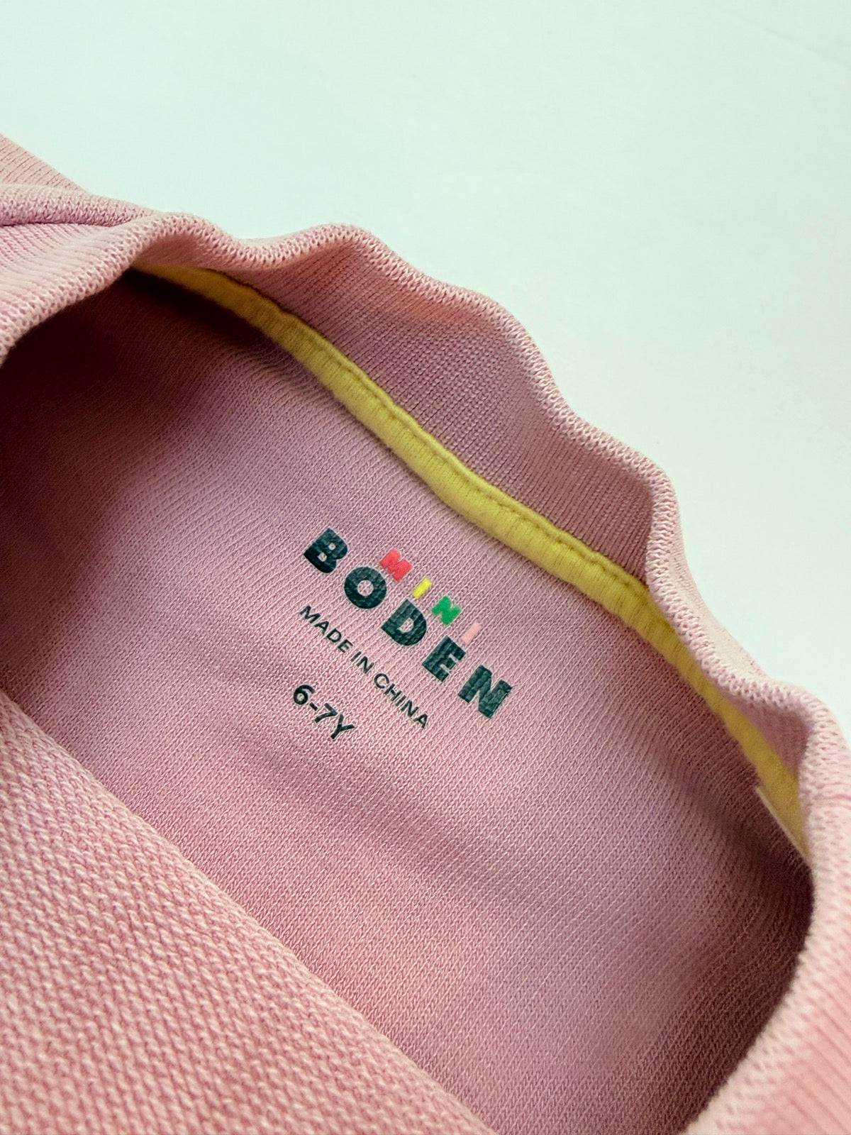 Mini Boden Pink Sweatshirt 6-7Y