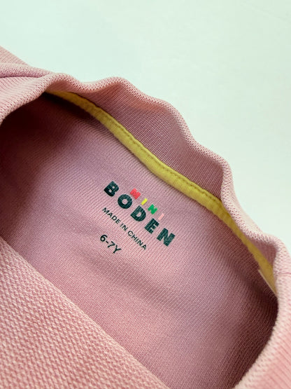Mini Boden Pink Sweatshirt 6-7Y