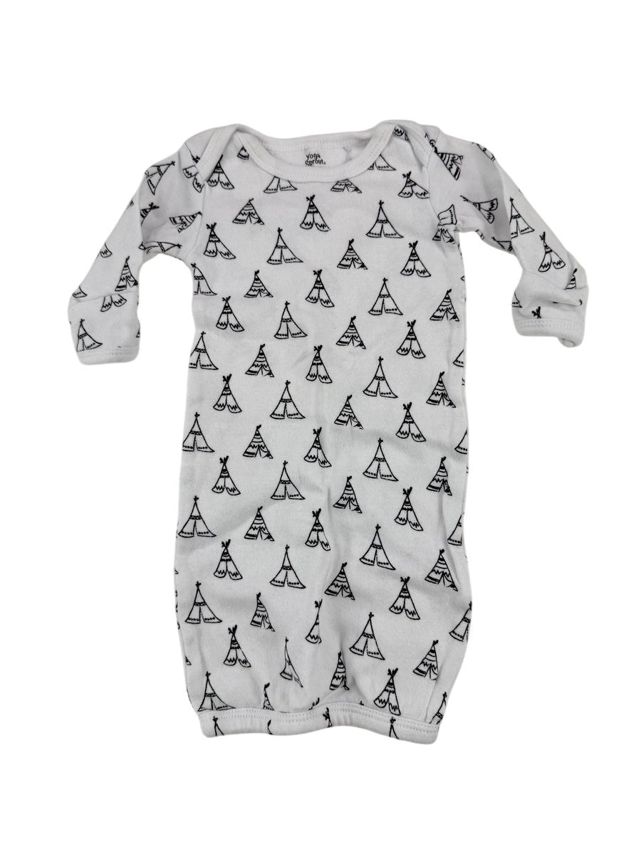 Yoga Sprout Teepee Long Sleep Gown Preemie
