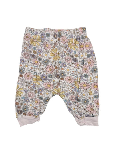 Milkberry Floral Harem Pants 0-3M