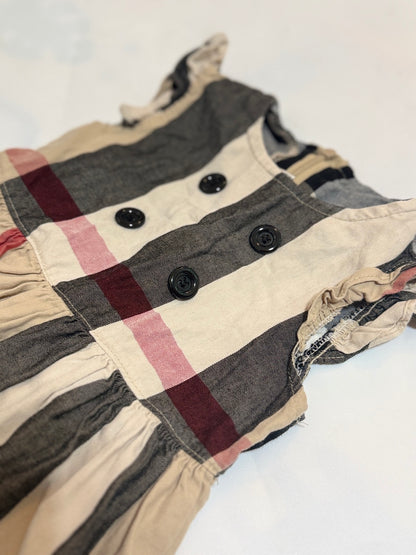 Check Dress Girls Size 2/3Y