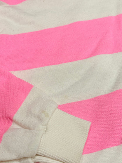 Zara Pink White Stripe Sweatshirt 4-5Y