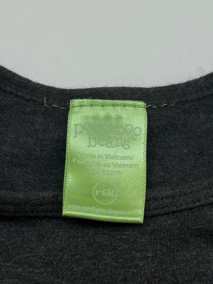 Peekaboo Beans Gray Long Sleeve T-Shirt 3-6M