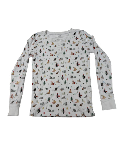 Petite Plume Cat Christmas Pajama Set Size 8
