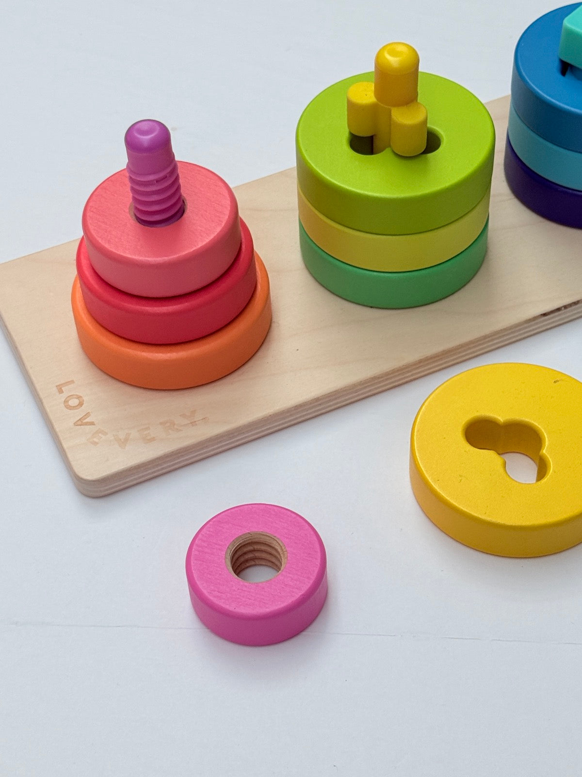 Lovevery Wooden Stacking Puzzle Toy