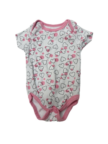 Contact Heart Print Bodysuit 6-9M
