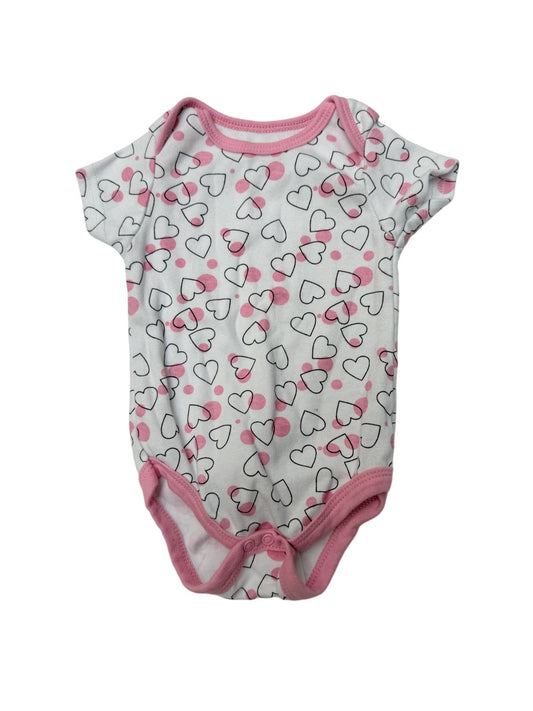 Contact Heart Print Bodysuit 6-9M