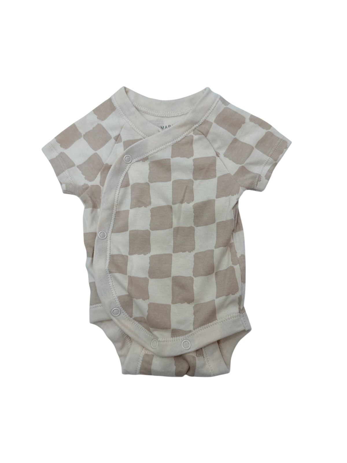 Primark Baby Checkered Bodysuit Up to 1 Month