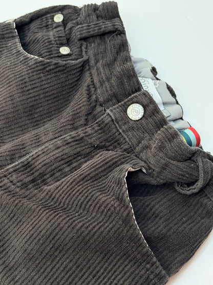 Minymo Dark Brown Corduroy Pants Size 74 (12m)