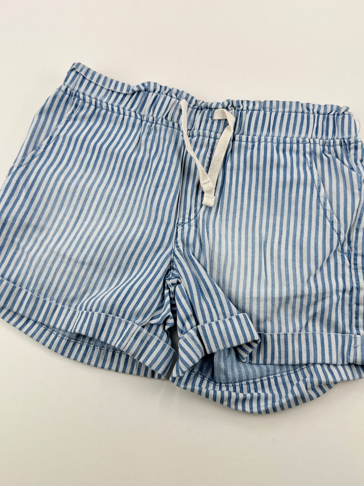 Gap Kids Striped Chambray Shorts Size M (8-9) 8-9Y
