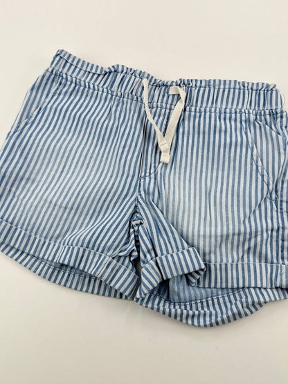 Gap Kids Striped Chambray Shorts Size M (8-9) 8-9Y