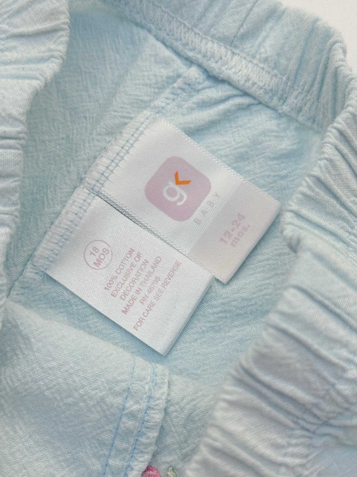 Gap Baby Cherry Embroidered Shorts 18M