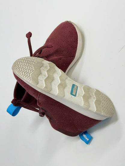 Native Burgundy Chukka Boot Toddler Size 9